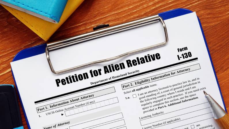 Application Form I-130 Petition for Alien Relative